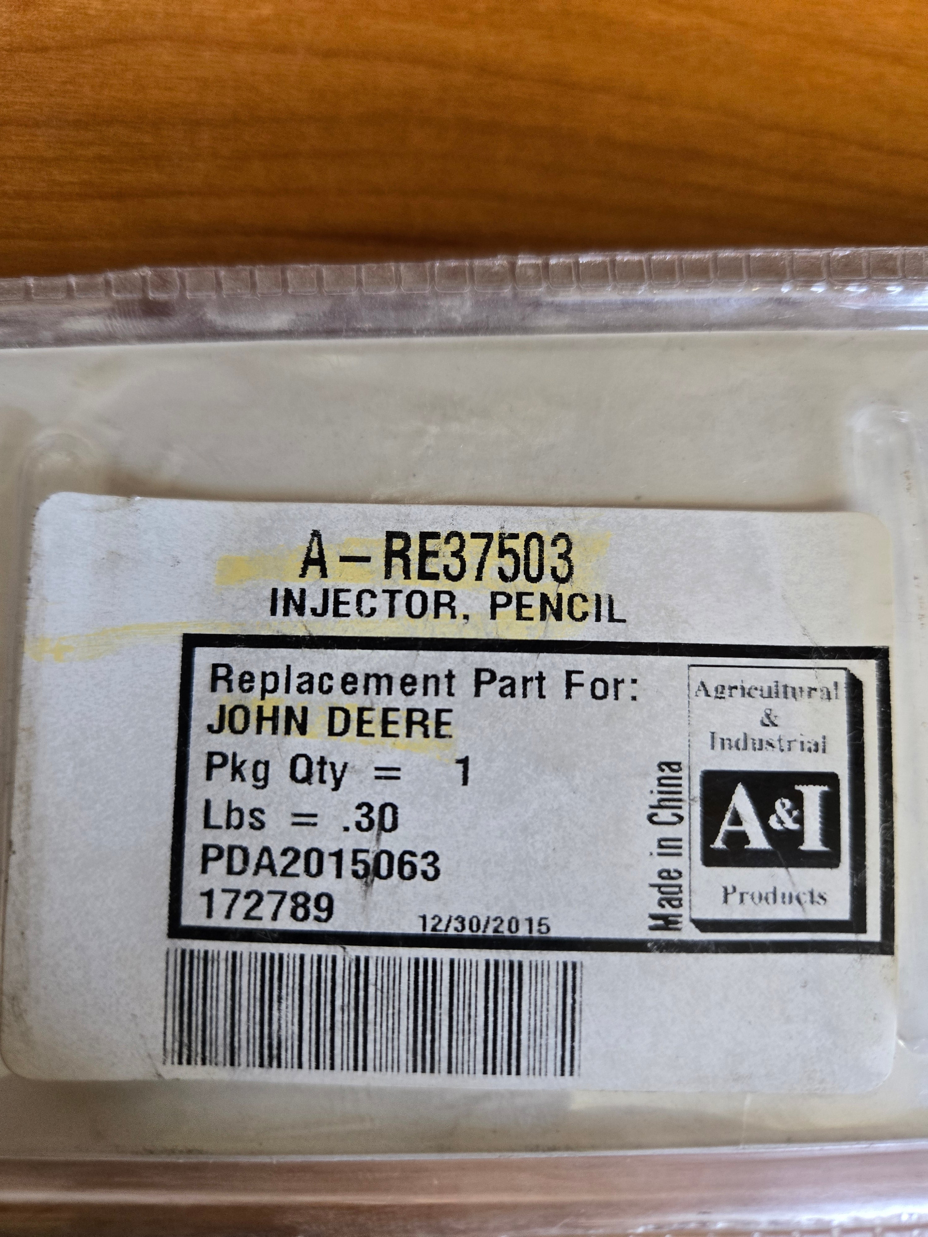 NOS A-RE 37503 Injector,Pencil