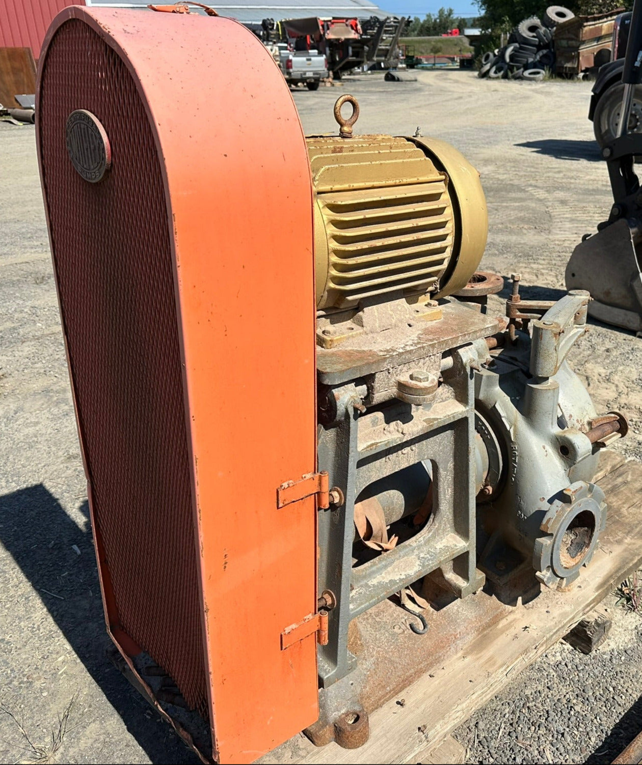 Wilfley 5" x 3" Model 3K Slurry Pump with Motor 600gpm